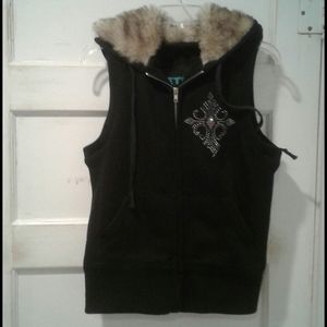 Womens embellished vest